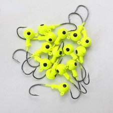 50 Pcs Round Ball Jig Heads Hooks for Bass Trout Crappie 1/32oz-1/2oz