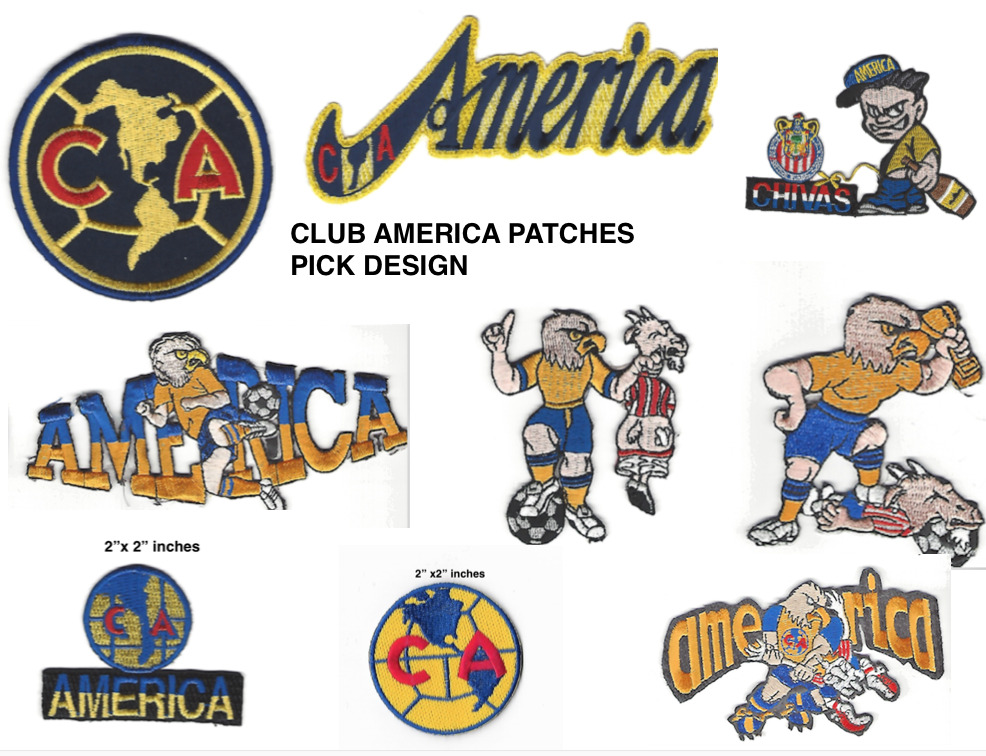 Club America Aguilas Patch Liga MX Mexico Futbol Soccer Pick Style