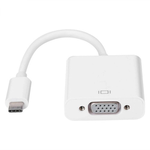 USB-C to VGA Adapter Cable – Compatible for ios, Dell, HP - 第 1/5 張圖片