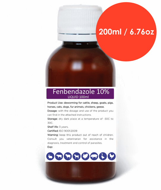 100500ml Fenbendazole 10 Liquid Suspension Dewormer Panacur Safe Guard Dog eBay
