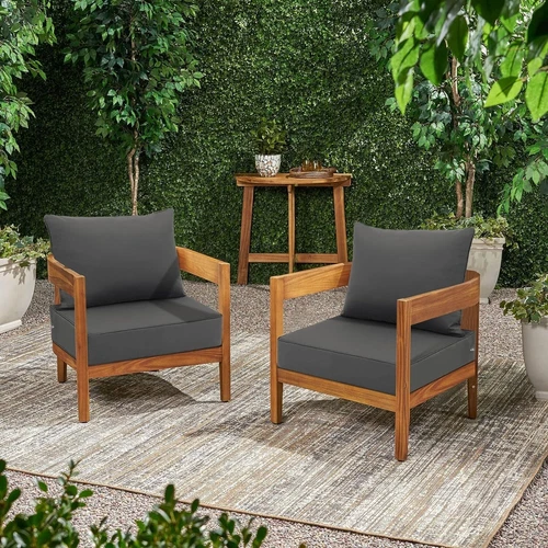 Patio Furniture Outdoor Chair Cushions Waterproof & Fade Resistant Seat Cushions - Bild 14 von 50