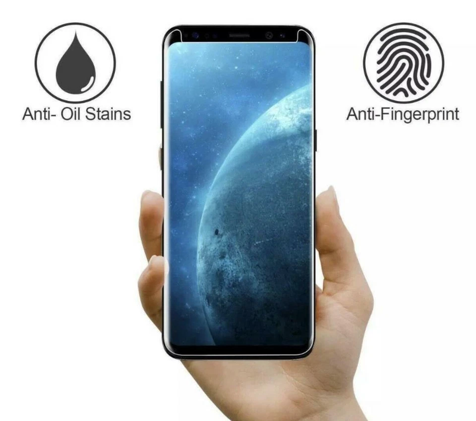 Paquete de 2 protectores de pantalla de vidrio templado para Samsung Galaxy S7 S9 S8 Plus Note 8 9 Foto 4 de 4