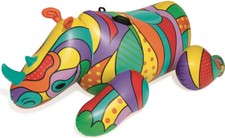 Gonfiabile Bambini Mare Animale Cavalcabile Piscina Bestway Rhino Pop 41116