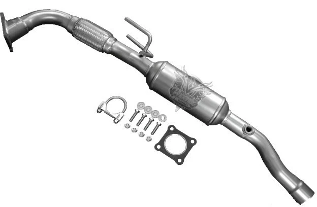Convertidor catalítico con tubo flexible para Volkswagen Golf 2002 2003 2004-2006 2,0 L Foto 2 de 2