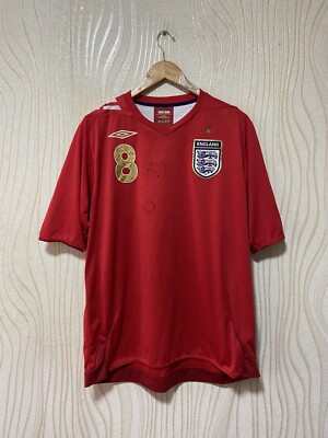 ENGLAND 2006 2008 AWAY SHIRT JERSEY UMBRO sz XL MEN #8 LAMPARD | eBay