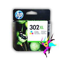 ORIGINAL HP 302 XL COLOR TINTENPATRONE - F6U67AE OFFICEJET 3830 - MHD 2025 MwSt
