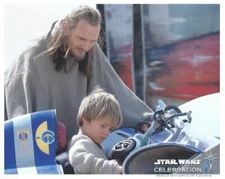 Anakin Qui-Gon Jinn Official Pix 8x10 Licensed Photo Star Wars Celebration VI