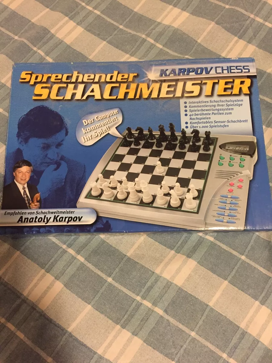 Karpov Chess Electronic Chess Sprechender Schachmeister