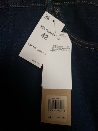 Levi's Men's 511 SLIM FIT Denim Shorts DARK WASH (Men's Size 42) NWT MSRP $50 - Picture 4 of 6