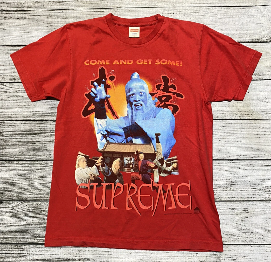 T shirt 2013 Supreme Kung Fu Shaolin Come And Get Some Deadly Venoms M rouge