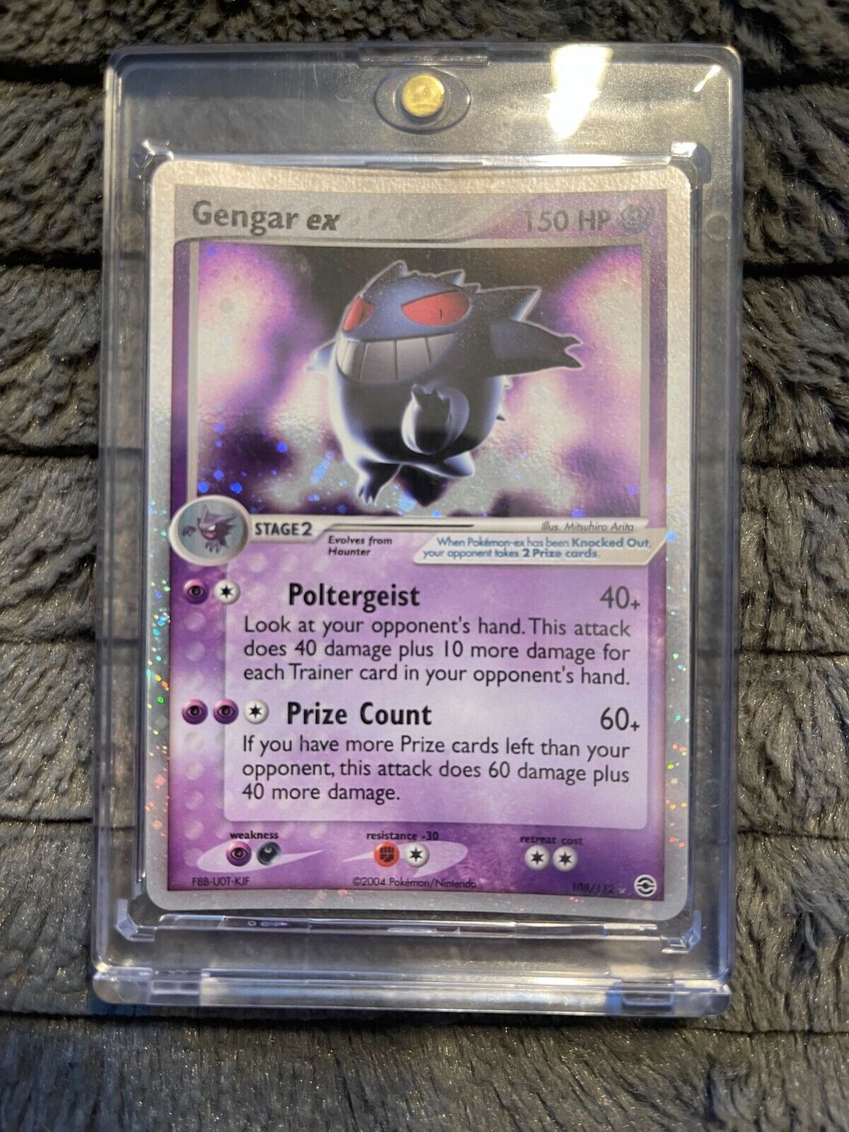 Mavin  Gengar ex 108/112 Ultra Rare Pokemon EX Fire Red Leaf