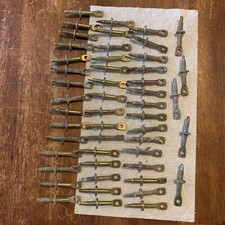 (x50 Stück) 1/4 x 2" Augenschraube, Akustikverzögerung, Metall, SDS, Abhängung, Draht, Decke