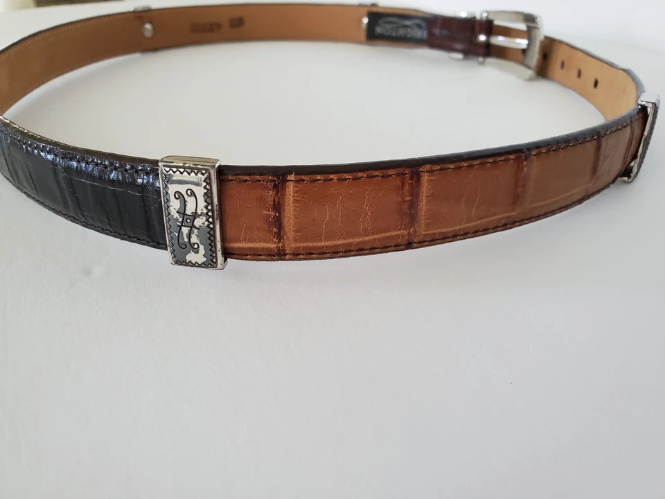 Брайтон ремень женщин ML 32 многоцветный серебряный медальон винтажный ремень - Изображение 4 из 4