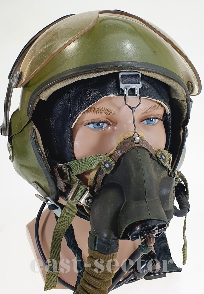 RARE Vintage Fighter Pilot Helmet ZSH-3B Armored USSR Air Force SU