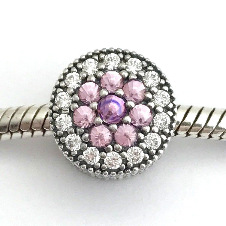 Authentic PANDORA Dazzling Floral Multi-Colored CZ Charm Authentic PANDORA Dazzling Floral Multi-Colored CZ Charm