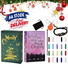 24 Day Christmas Calendars Healing Crystal Stone Advent Countdown Calendar Best