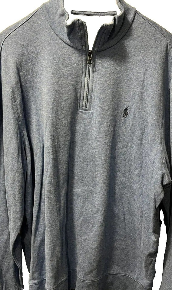 Polo Ralph Lauren Men’s 1/4 Zip Pullover Size XL Mock Neck RN 41381