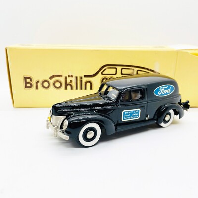 Brooklin Models Brk. 9 1940 Ford Sedan Delivery Black w/ Box - VERY NEAR MINT