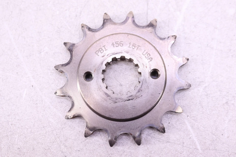 01-03 Suzuki GSXR 600 GSXR600 PBI 2001 piñón delantero engranaje 16T S186 Foto 2 de 4