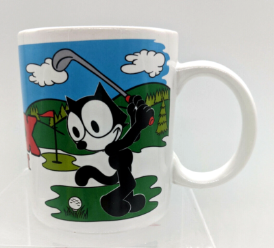 New Felix The Cat Golfer Ceramic 11 oz Coffee Tea Mug | eBay