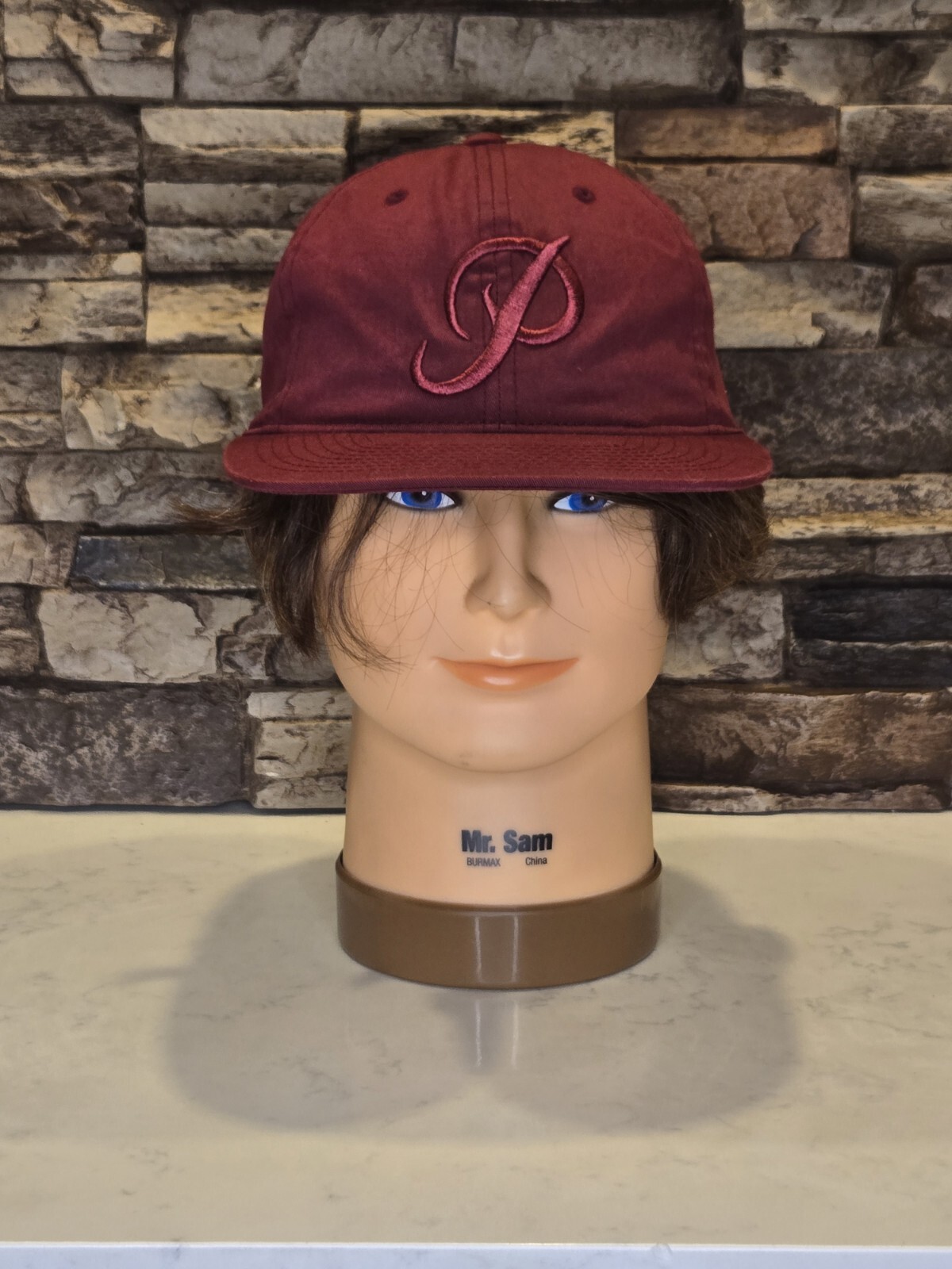 Primitive Skateboarding Maroon Strapback Hat - image 1