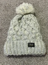 Polar Extreme Pom Pom Insulated Faux Fur Liner Winter Hat