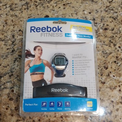 Reebok Fitness Dual Heart Rate Monitor RB1173BLTGT New