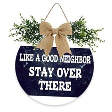 Welcome Sign for Front Door Outside Funny Wooden Door Sign For Front Porch