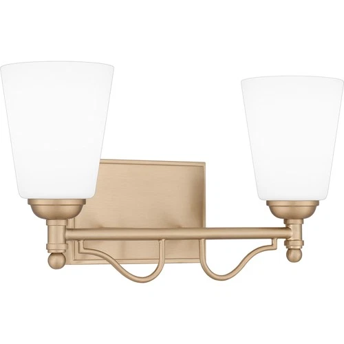 Quoizel ESR8616 Esther 2 Light 16"W Vanity Light - Bronze - Picture 4 of 7