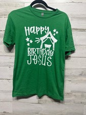 Women’s Size Small Next Level Happy Birthday Jesus T-Shirt - Very Good Used Cond