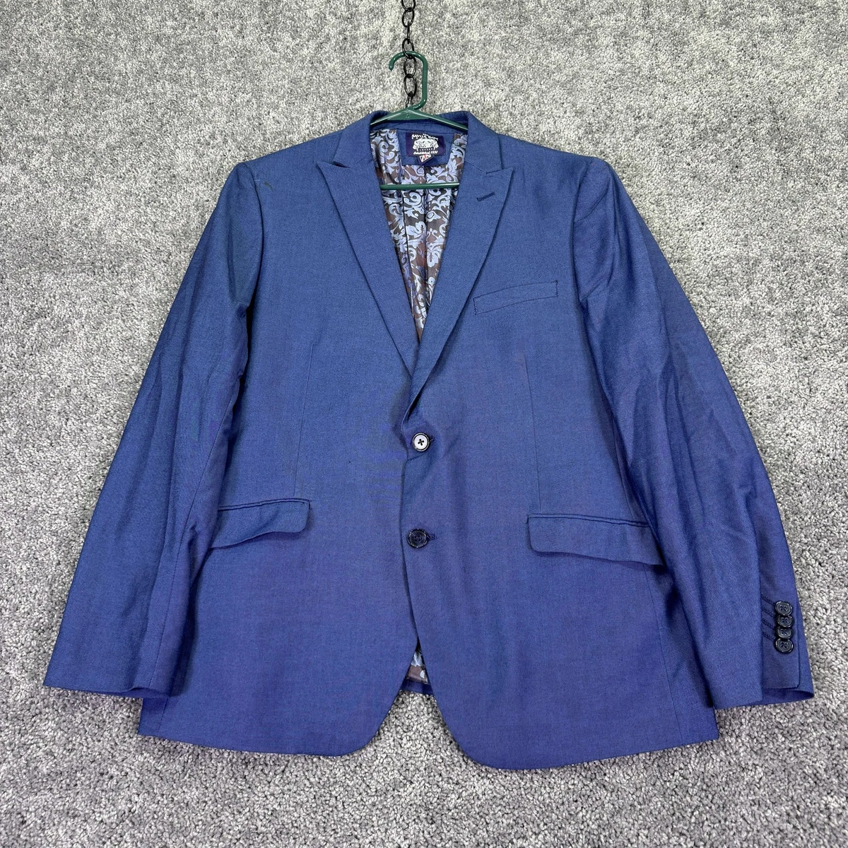 Savile Row Blue Solid Suits & Blazers for Men for sale | eBay Savile Row Blue Solid Suits & Blazers for Men for sale | eBay