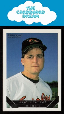 Jim Poole 1993 Topps Gold #793 Baltimore Orioles Baseball Card