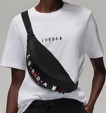 NWT Nike Air Jordan Fanny Pack Hip Waist Belt Black Red Bag Crossbody 9B0533-023
