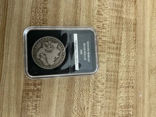 1890 Morgan Silver Dollar Philadelphia Mint $1 Coin 0.9 Fineness Business Strike