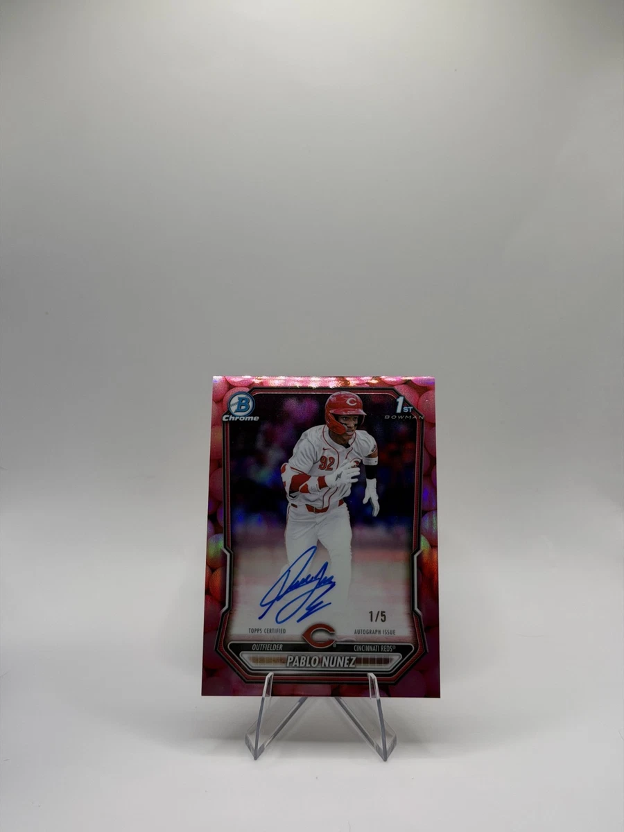 Bowman Cincinnati Reds Baseball Autographed Sports Trading Cards