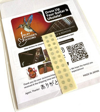 Inlay Sticker Fret Markers for Guitars  Bass - 1/8" Small Side Marker Dots - Wh