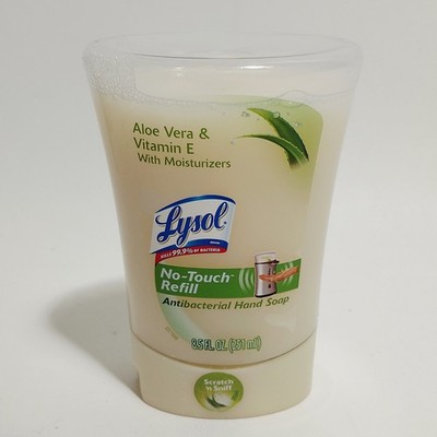 Lysol No-Touch 8.5 oz. Refill Antibacterial Hand Soap Aloe Vera & Vitamin E