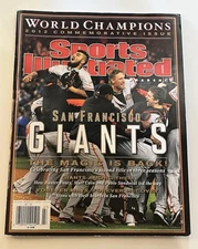 2012 Sports Illustrated San Francisco Giants SI World Series Commemorative Issue