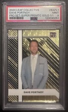 2024 Leaf Collective-Dave Portnoy Pro Set-Super Prismatic Gold 1/1. PSA 9