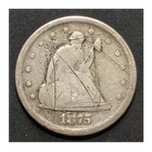 1875-S Seated Liberty Silver 20 Cent Coin Busines Strike San Fran Circulated
