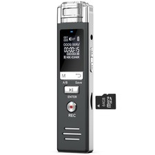 Digital Voice Recorder Audio Recording - 72GB Audio Recorder with Playback Vo...