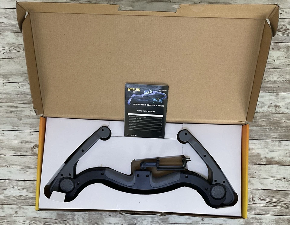 Montaje para teléfono Worlds AR Bow Edition realidad aumentada para juegos aleta negra Bluetooth Foto 3 de 4