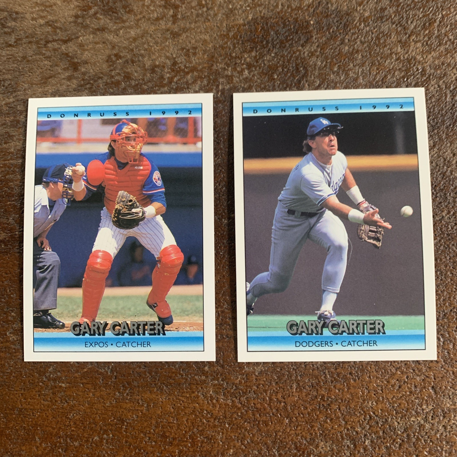 Donruss 1992 Update Gary Carter Montreal Expos #U-19 Baseball Card + Base. Mint!