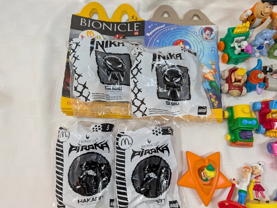 McDonald's Happy Meal Toys 45+ Lot Burger King Vintage Modern Mix Lego Bionicle - Image 2 of 4