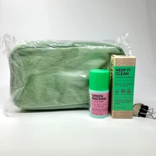 iNNBEAUTY Project Green Machine Serum + Keep it Clean Cleanser + Beauty Bag -NEW