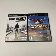 Tony Hawk's Pro Skater 3 & Proving Ground Sony PlayStation 2 PS2 Complete in Box