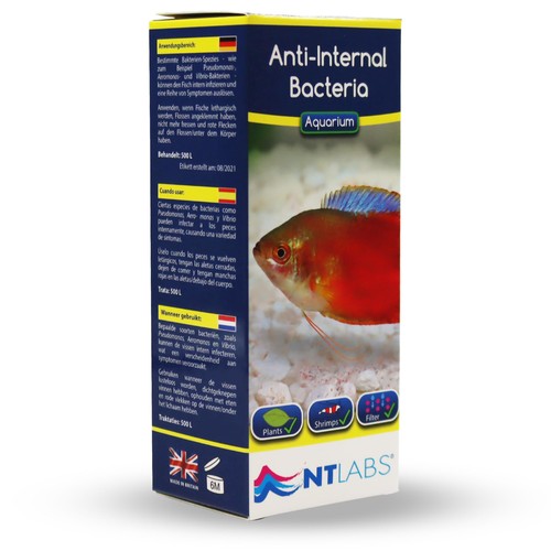 NT Labs Aquarium Anti-Internal Bacteria, Pseudomonas, Bacterial Infection 