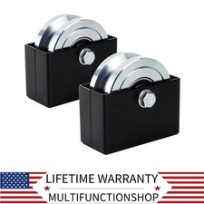 4'' Sliding Gate Rollers Wheel 2-Pack V Groove Gate Wheel, Heavy Duty Sliding..