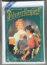 Blechschild Pilsner Urquell - Schild, Bier, Metall, ca. 9,5 x 14 cm, A6, neu OVP