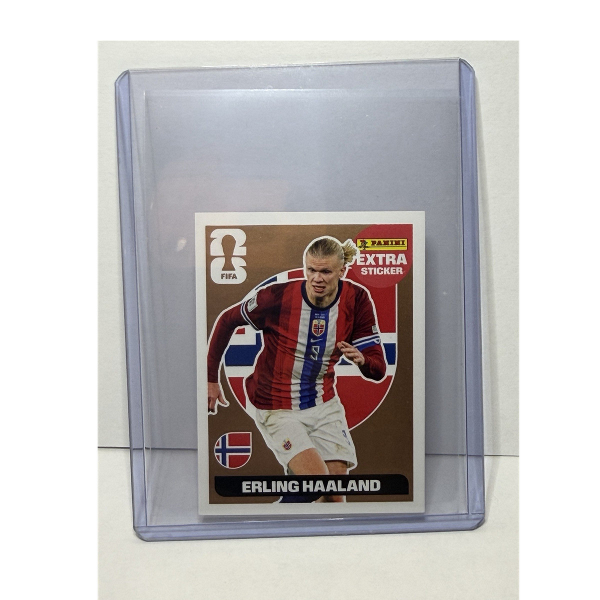 Rare Erling Haaland Panini FIFA World Cup USA 2026 Extra Sticker